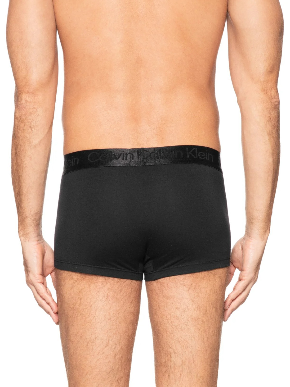 Cueca Low Rise Trunk Pima Cotton Preto Calvin Klein Underwear