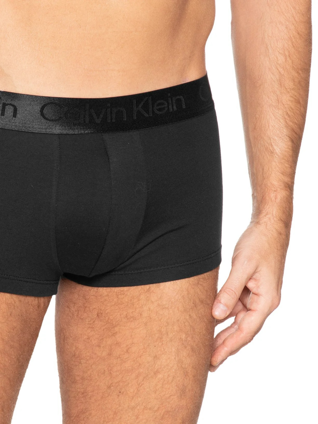 Cueca Low Rise Trunk Pima Cotton Preto Calvin Klein Underwear