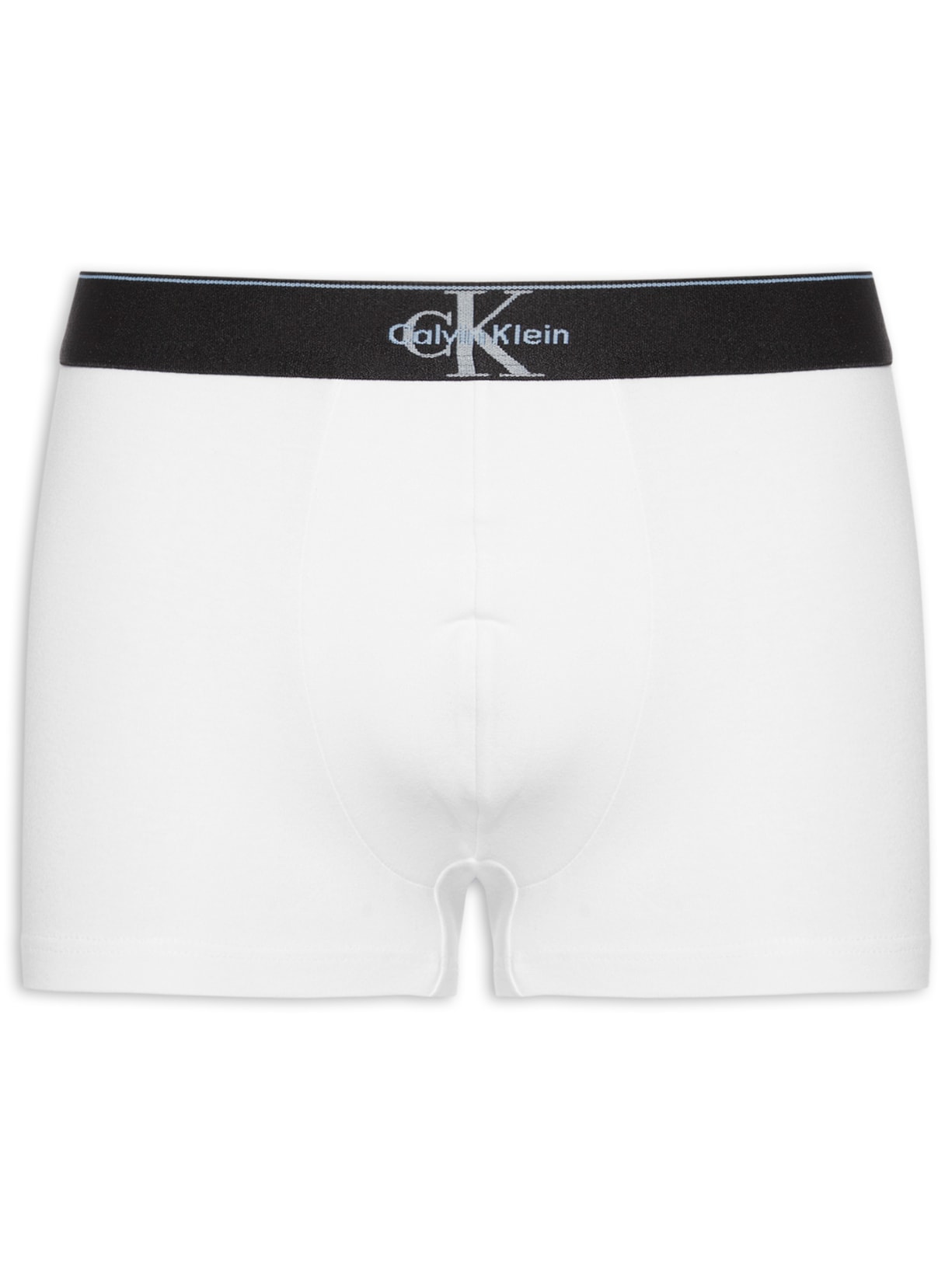Cueca Low Rose Trunk Cotton Graphic Branco Calvin Klein Underwear