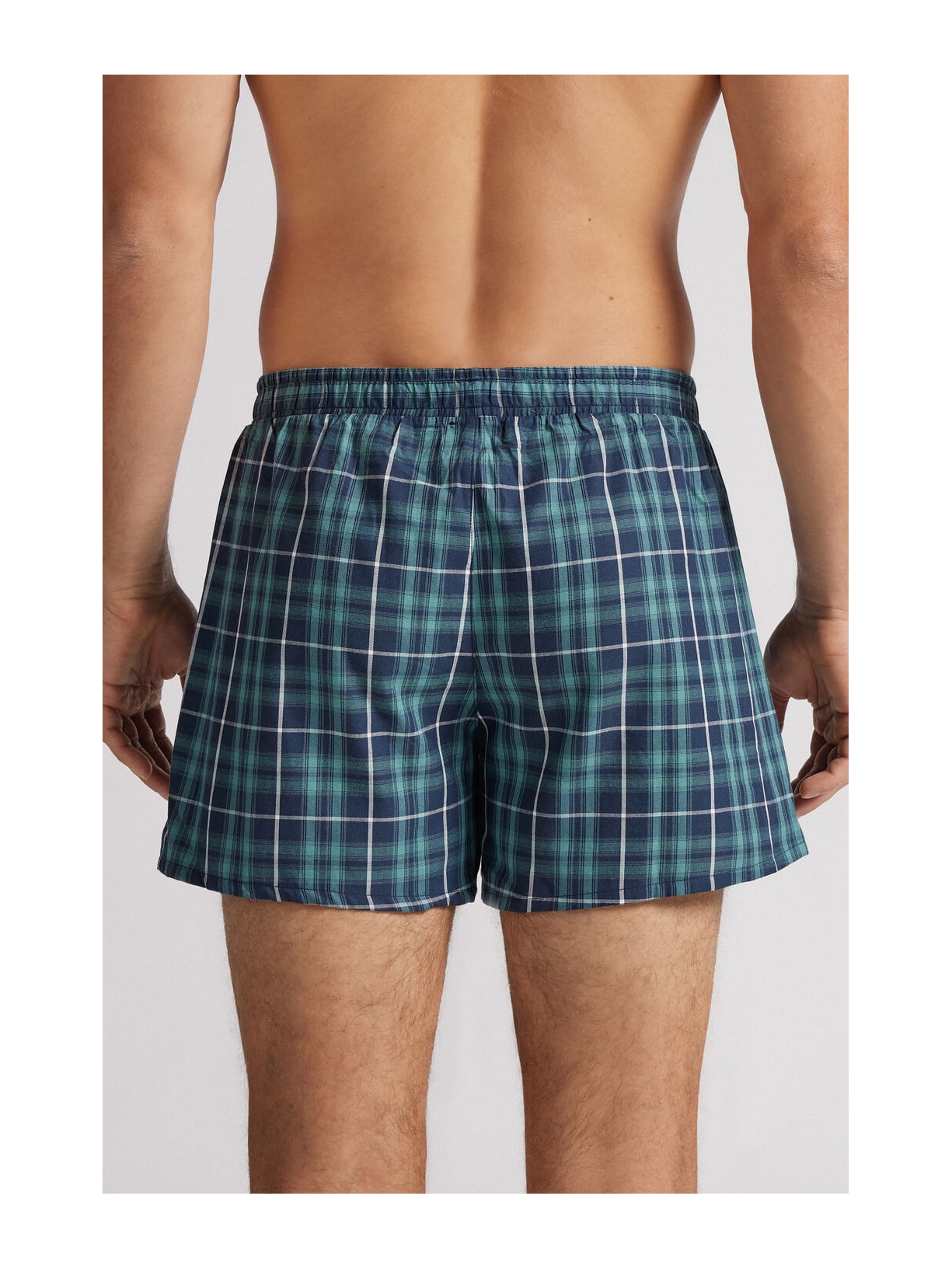 Cueca Samba Canção Em Algodão Azul Intimissimi