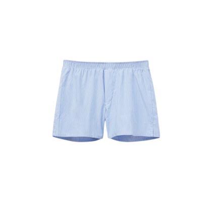 Cueca Samba Canção Em Algodão - Azul