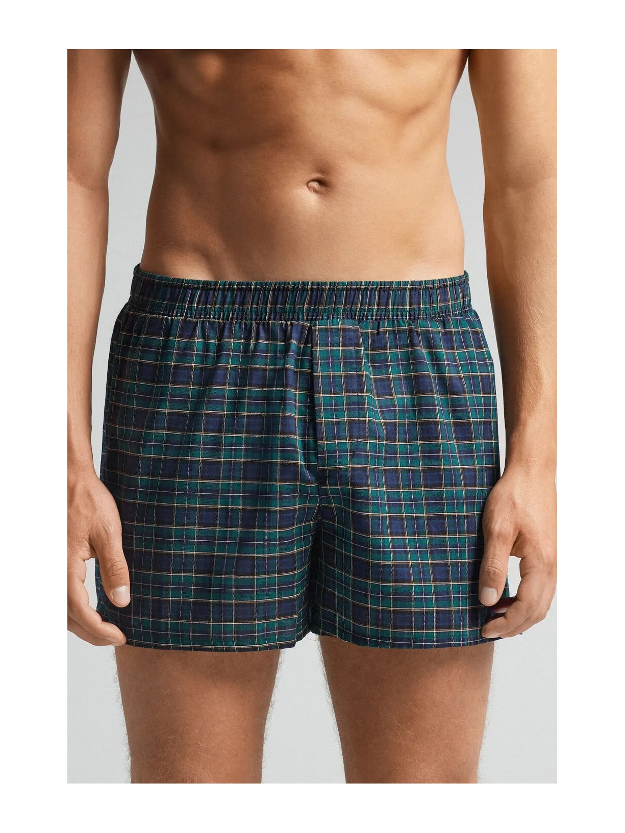 Cueca Samba Canção Em Algodão Verde Intimissimi