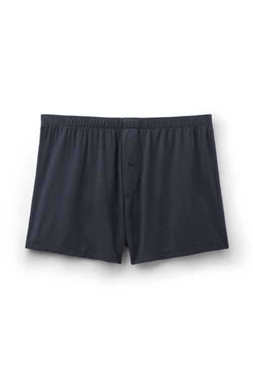 Cueca Samba Canção Em Modal e Seda - Azul