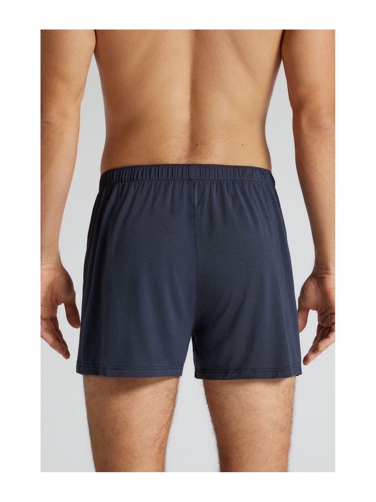 Cueca Samba Canção Em Modal e Seda Azul Intimissimi