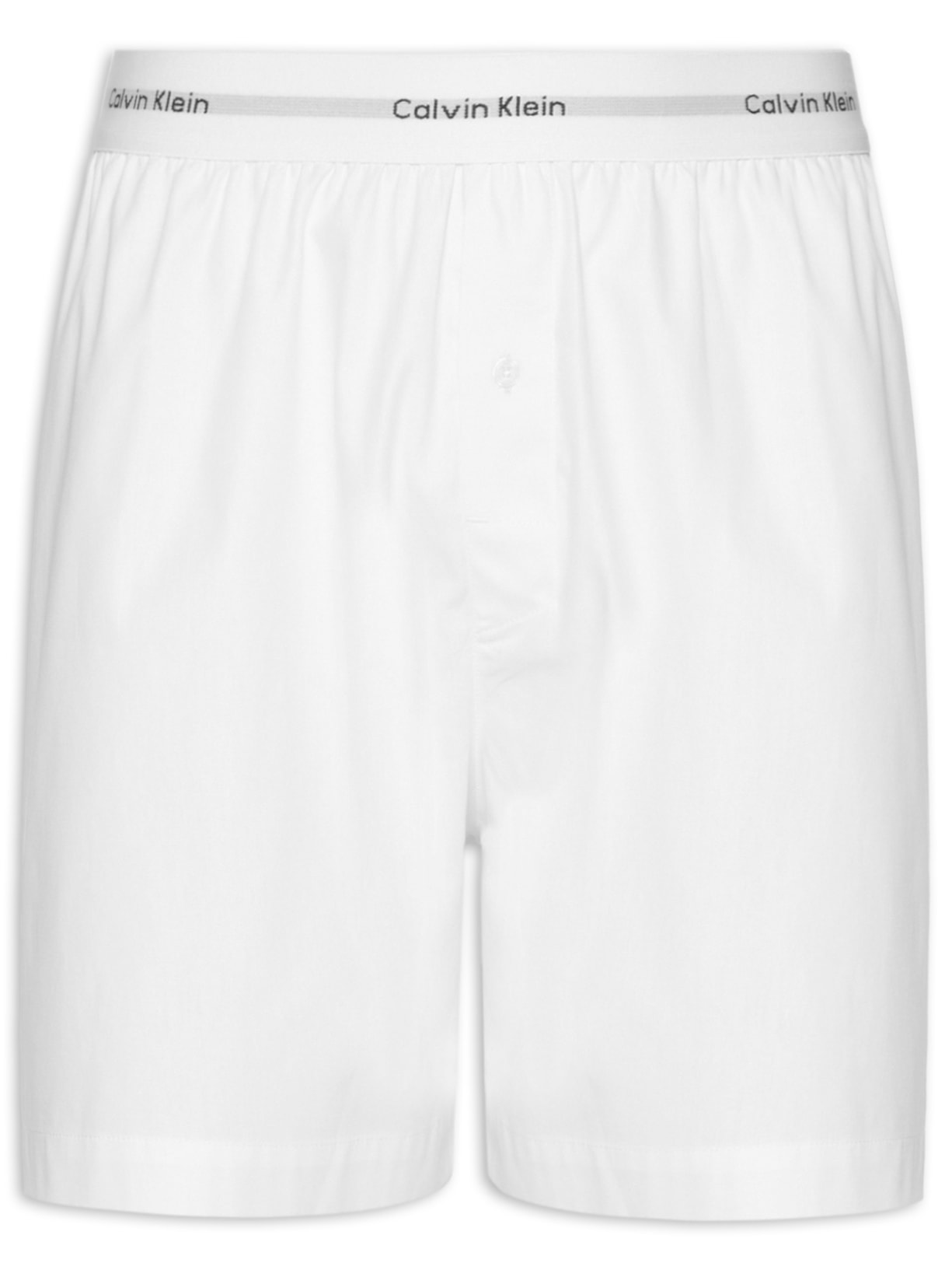 Cueca Samba Canção Tricoline Lisa – Branco Calvin Klein Underwear