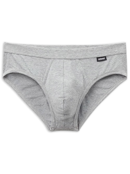 Cueca Slip "a Indestrutível" Em Algodão Supima - Cinza