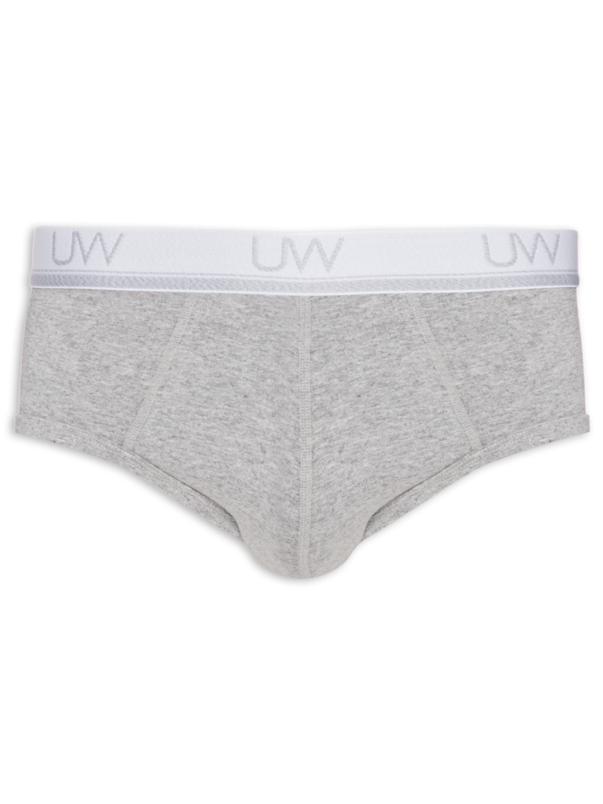 Cueca Slip Algodão Cool - Cinza