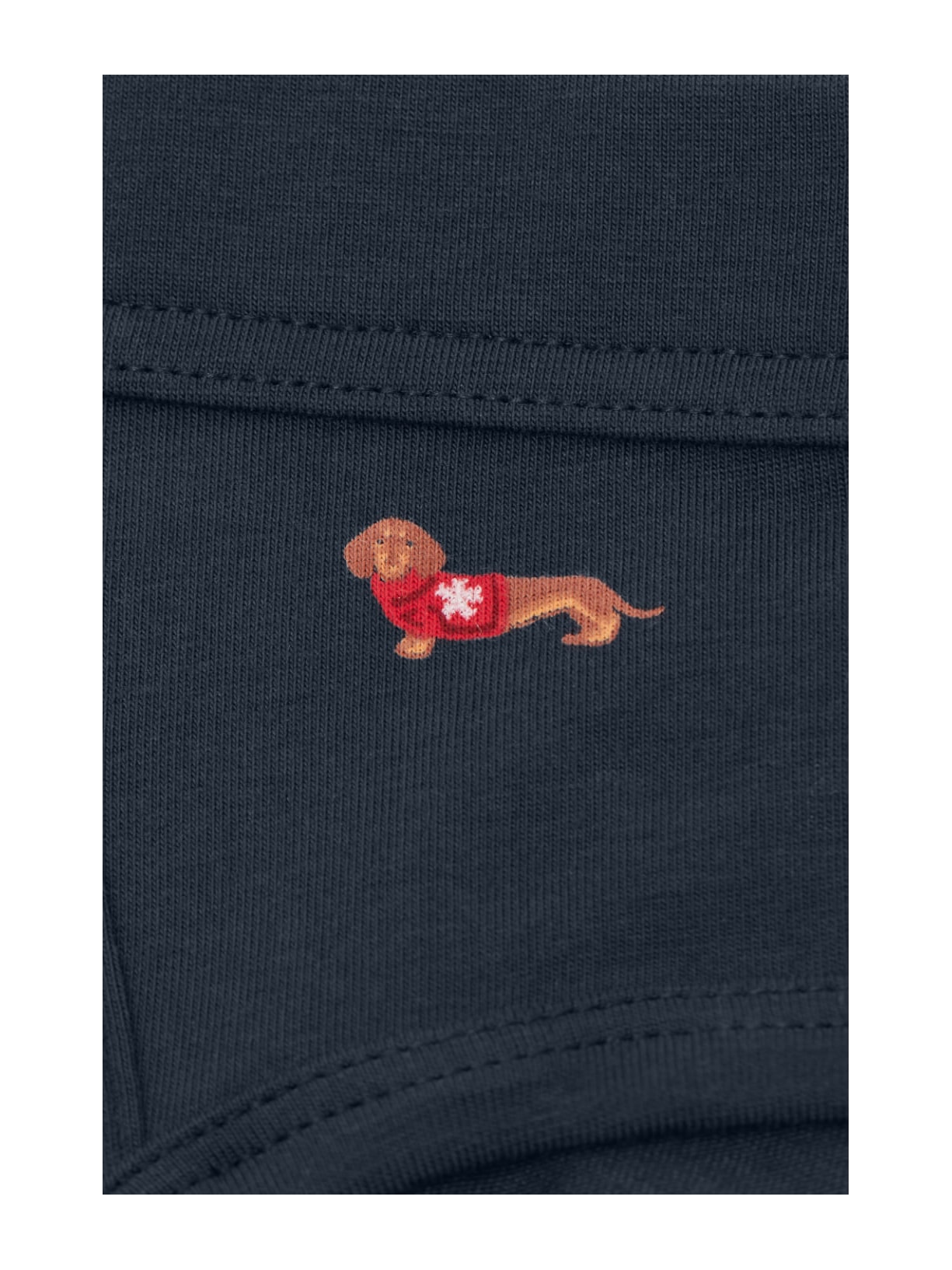 Cueca Slip Com Estampa De Cachorrinhos Em Algodão Supima Azul Intimissimi