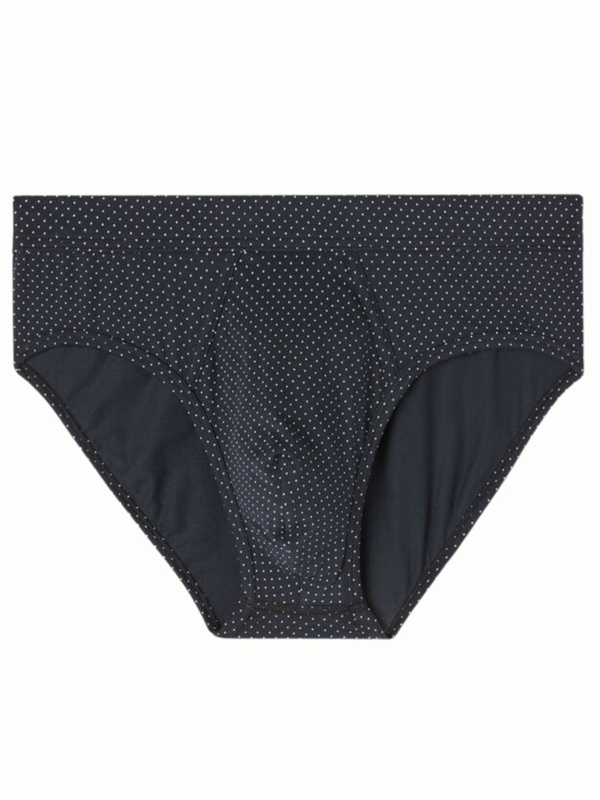 Cueca Slip Com Estampa De Microbolinhas Em Algodão Supima Natural Fresh - Azul