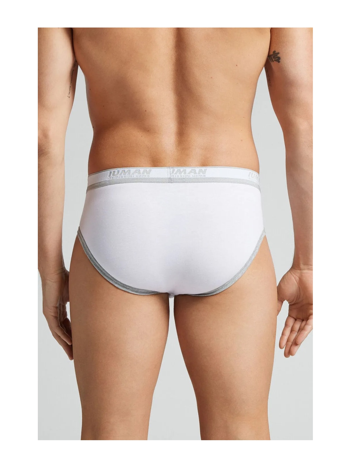 Cueca Slip Com Logotipo Em Algodão Supima Branco Intimissimi