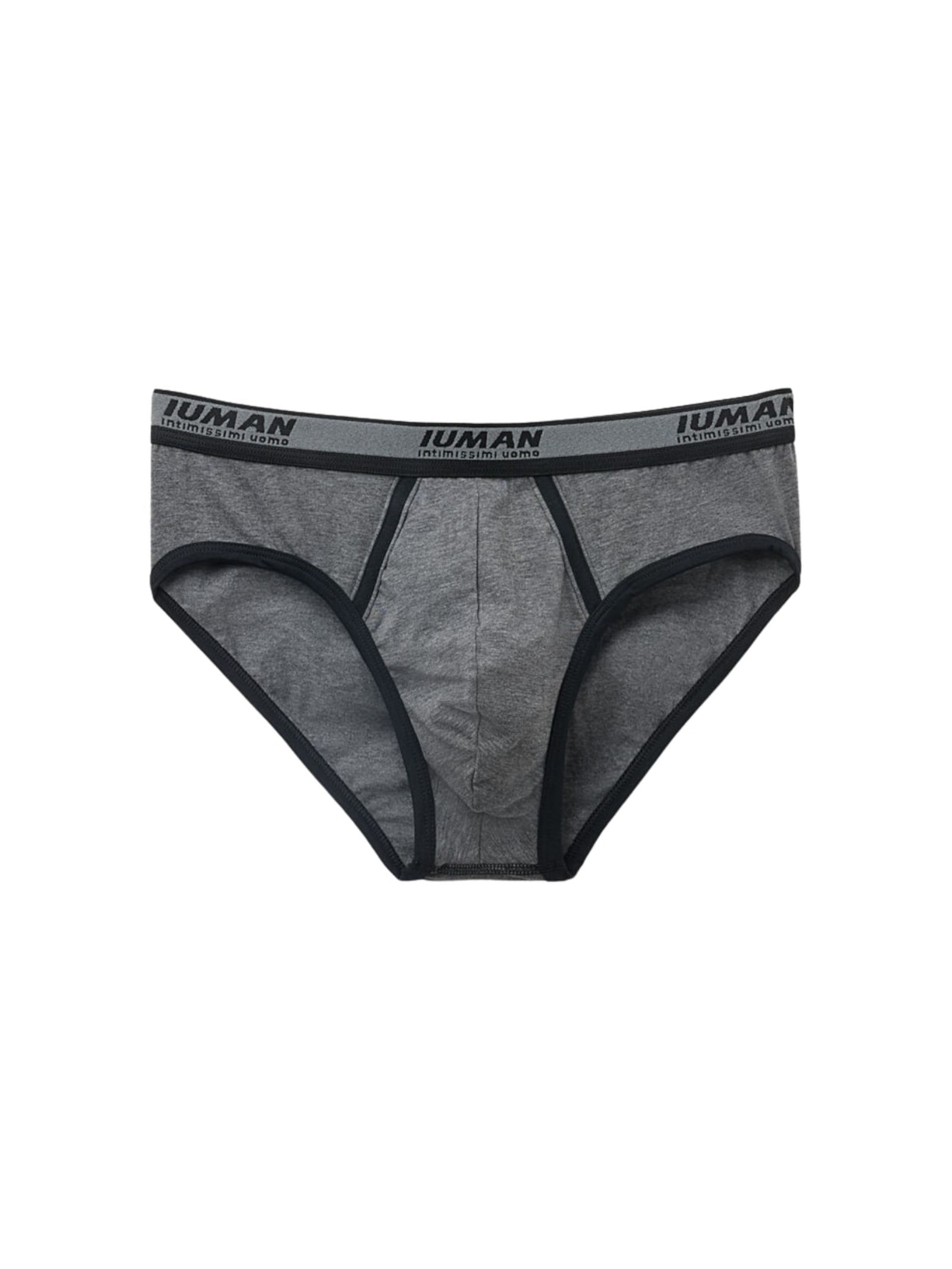 Cueca Slip Com Logotipo Em Algodão Supima Cinza Intimissimi