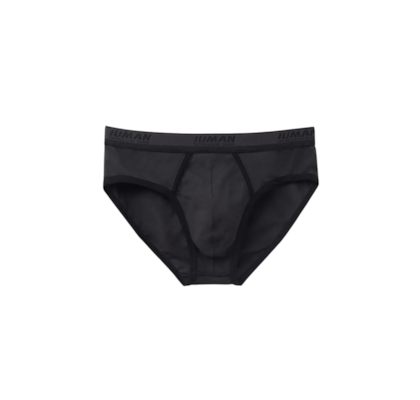 Cueca Slip Com Logotipo Em Algodão Supima - Preto