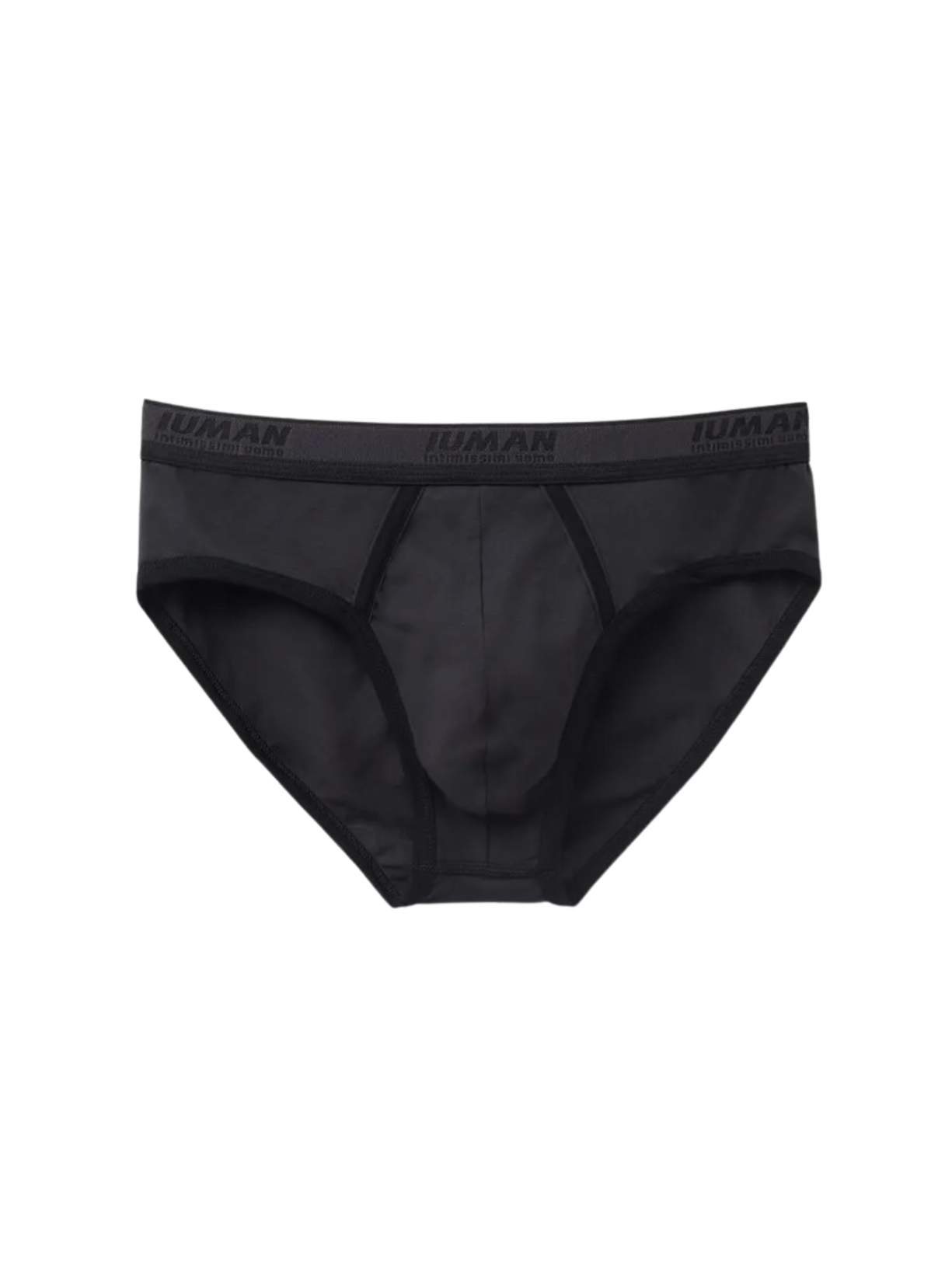 Cueca Slip Com Logotipo Em Algodão Supima - Preto