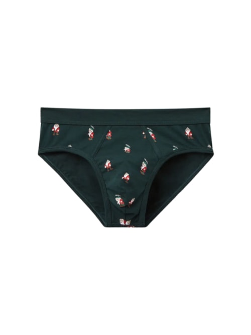 Cueca Slip Disney Zangado Em Algodão Supima - Verde
