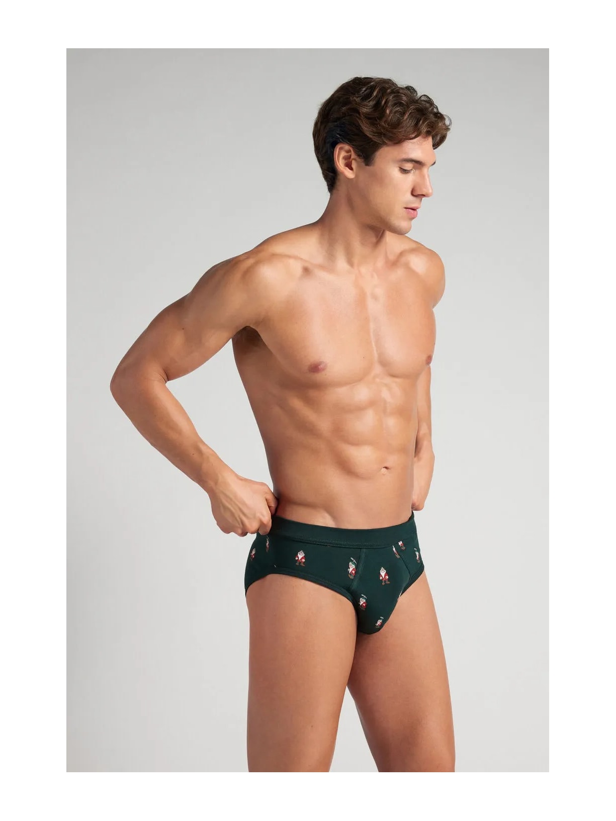Cueca Slip Disney Zangado Em Algodão Supima Verde Intimissimi