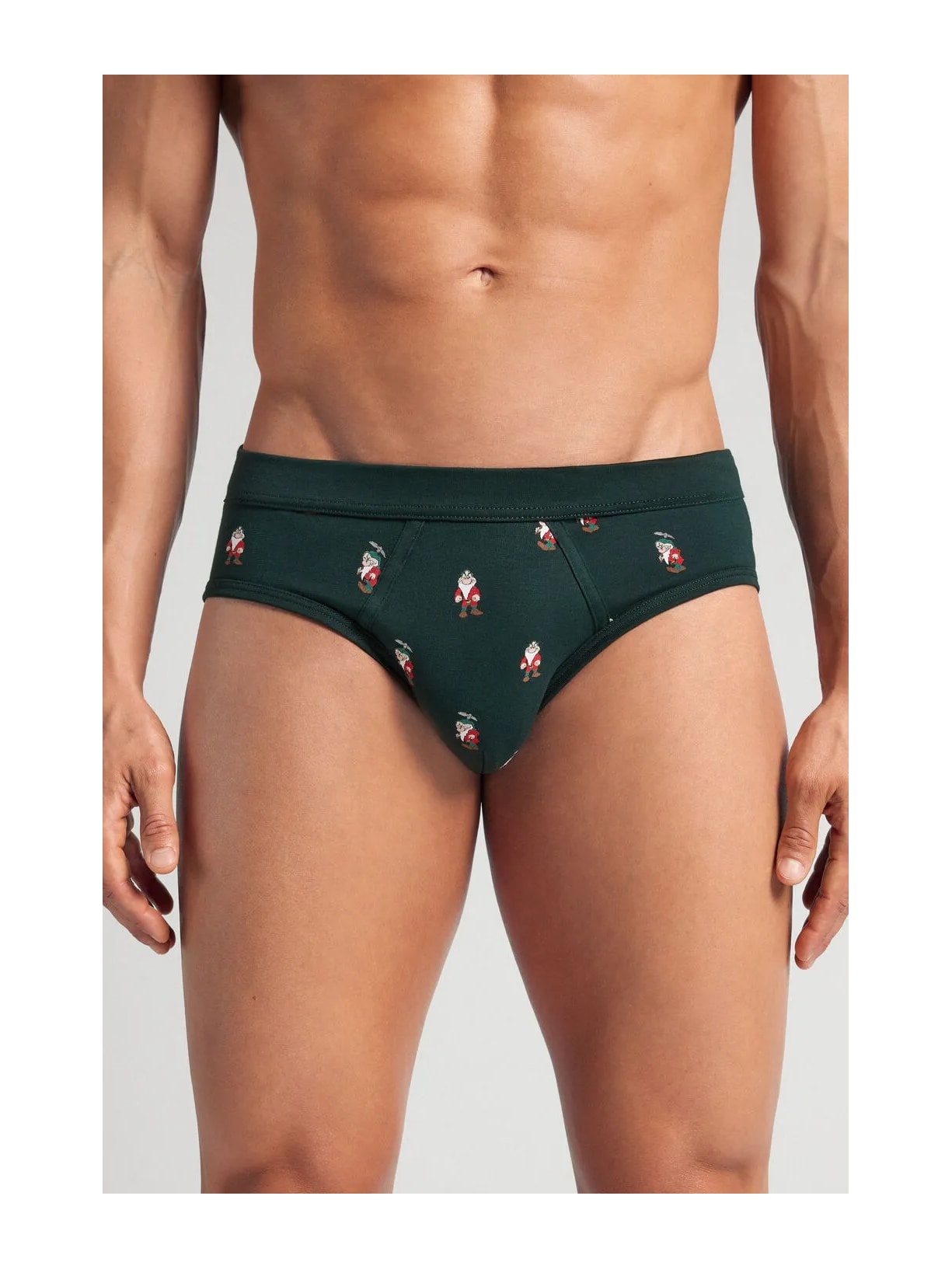 Cueca Slip Disney Zangado Em Algodão Supima Verde Intimissimi