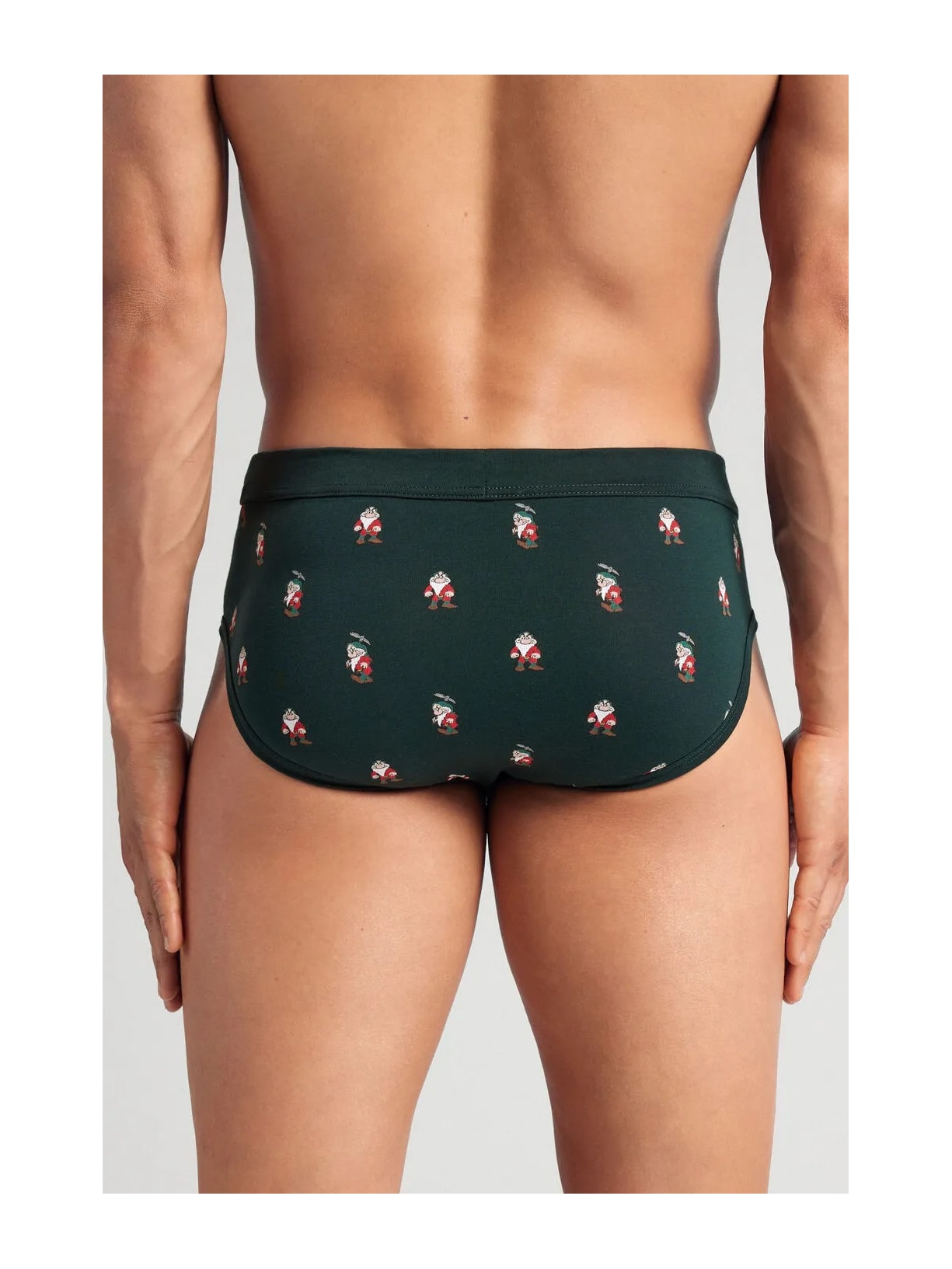 Cueca Slip Disney Zangado Em Algodão Supima Verde Intimissimi