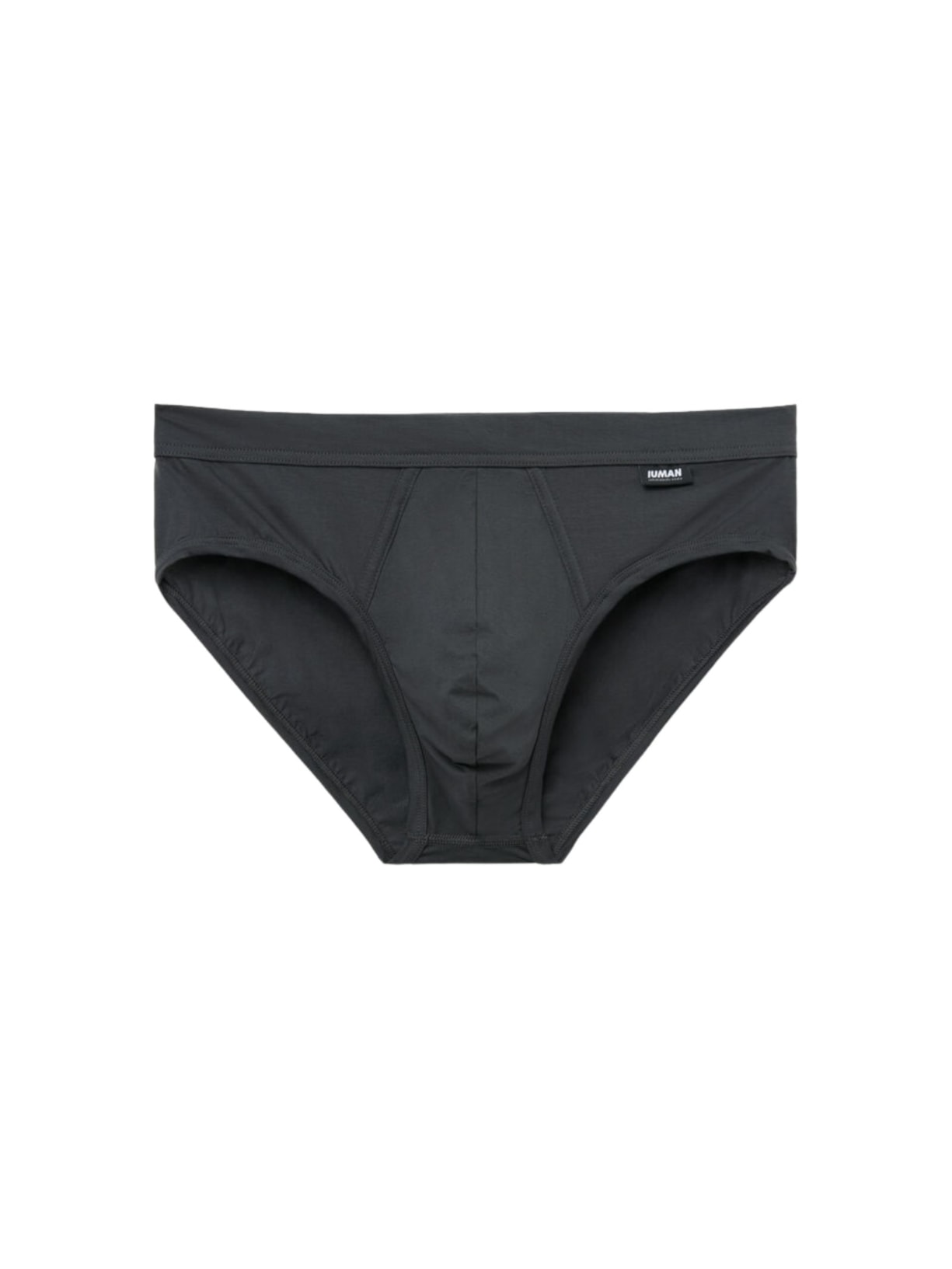 Cueca Slip Em Algodão Premium - Cinza