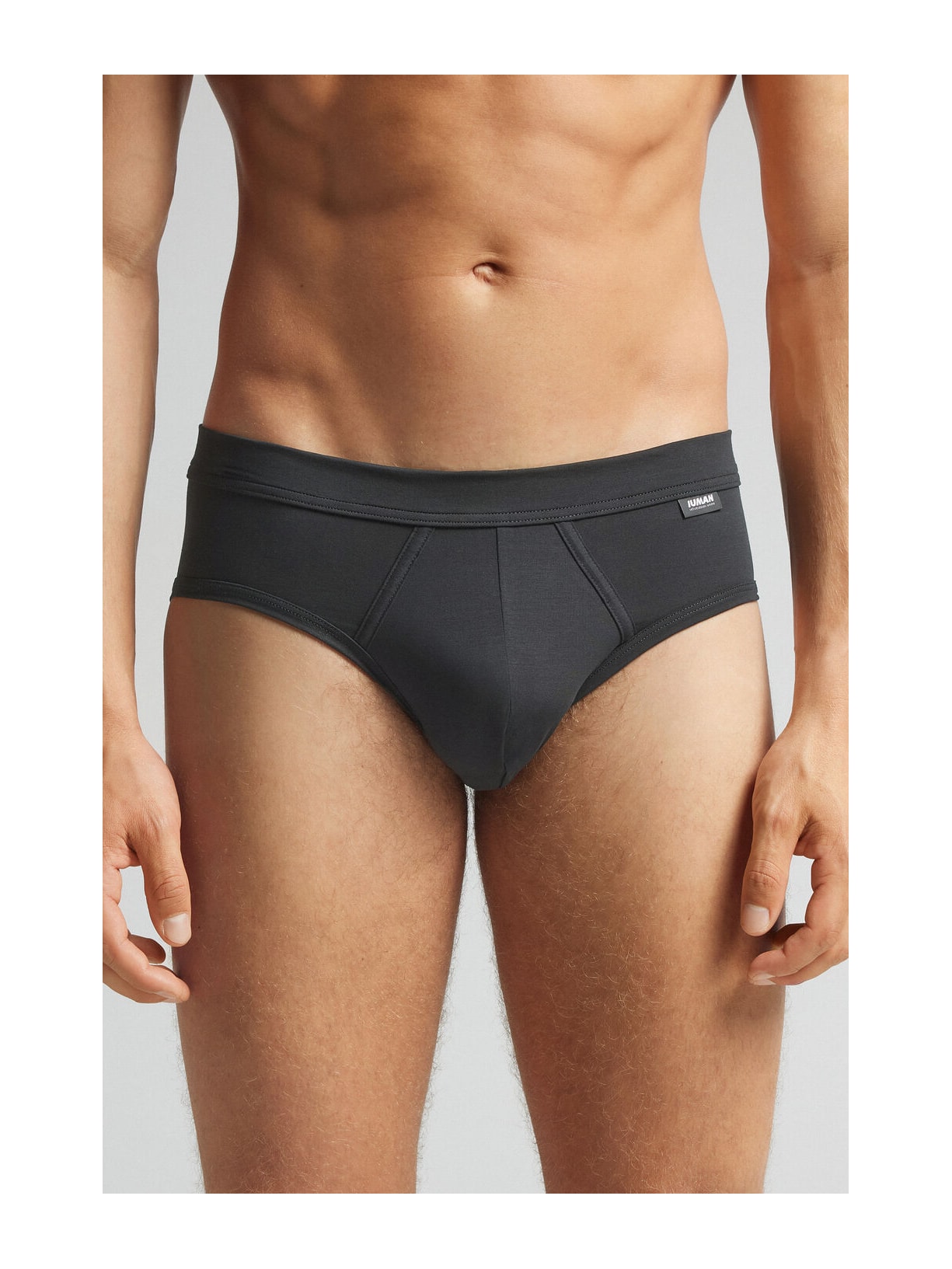 Cueca Slip Em Algodão Premium Cinza Intimissimi
