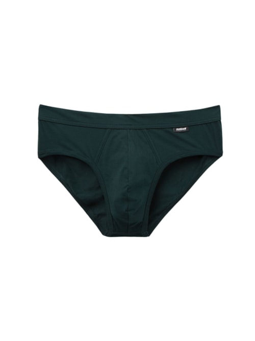 Cueca Slip Em Algodão Premium - Verde