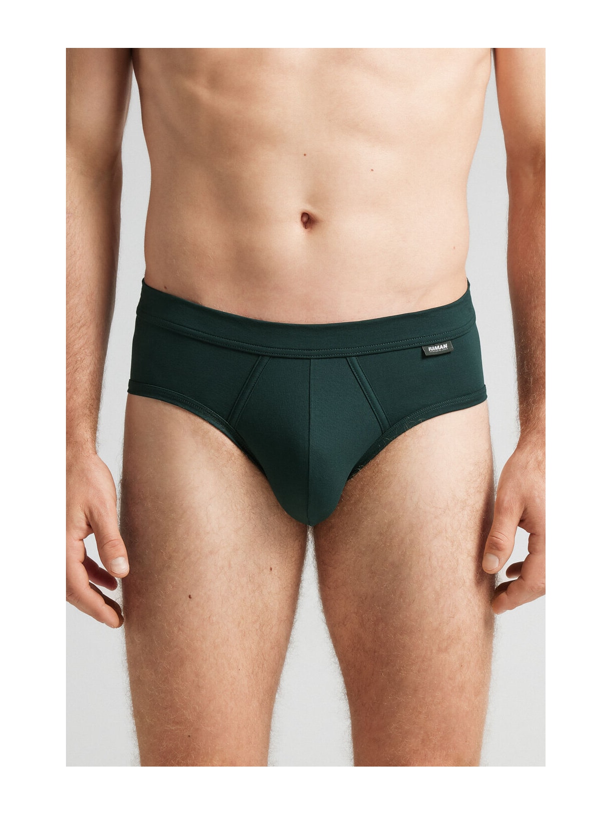 Cueca Slip Em Algodão Premium Verde Intimissimi