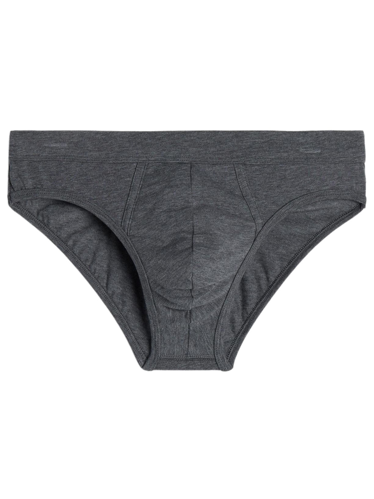 Cueca Slip Em Algodão Supima - Cinza