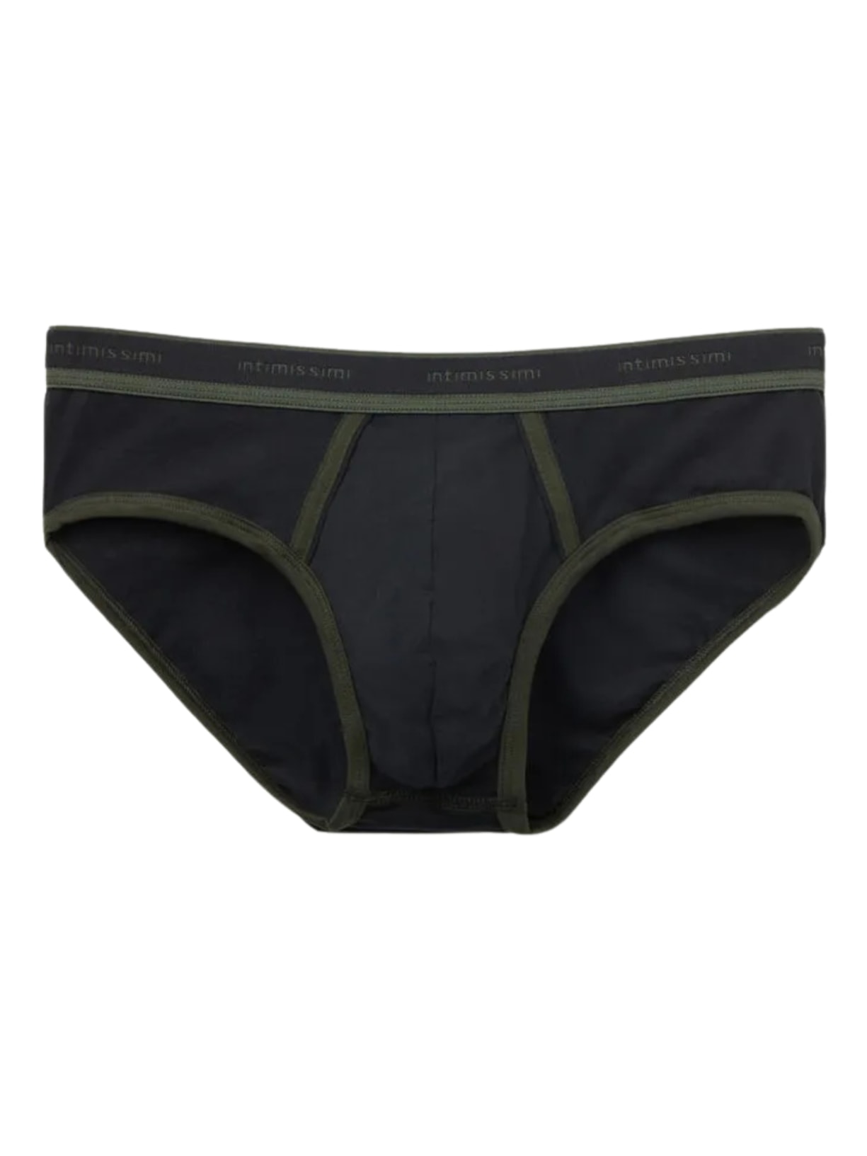 Cueca Slip Em Algodão Supima Elástico - Verde