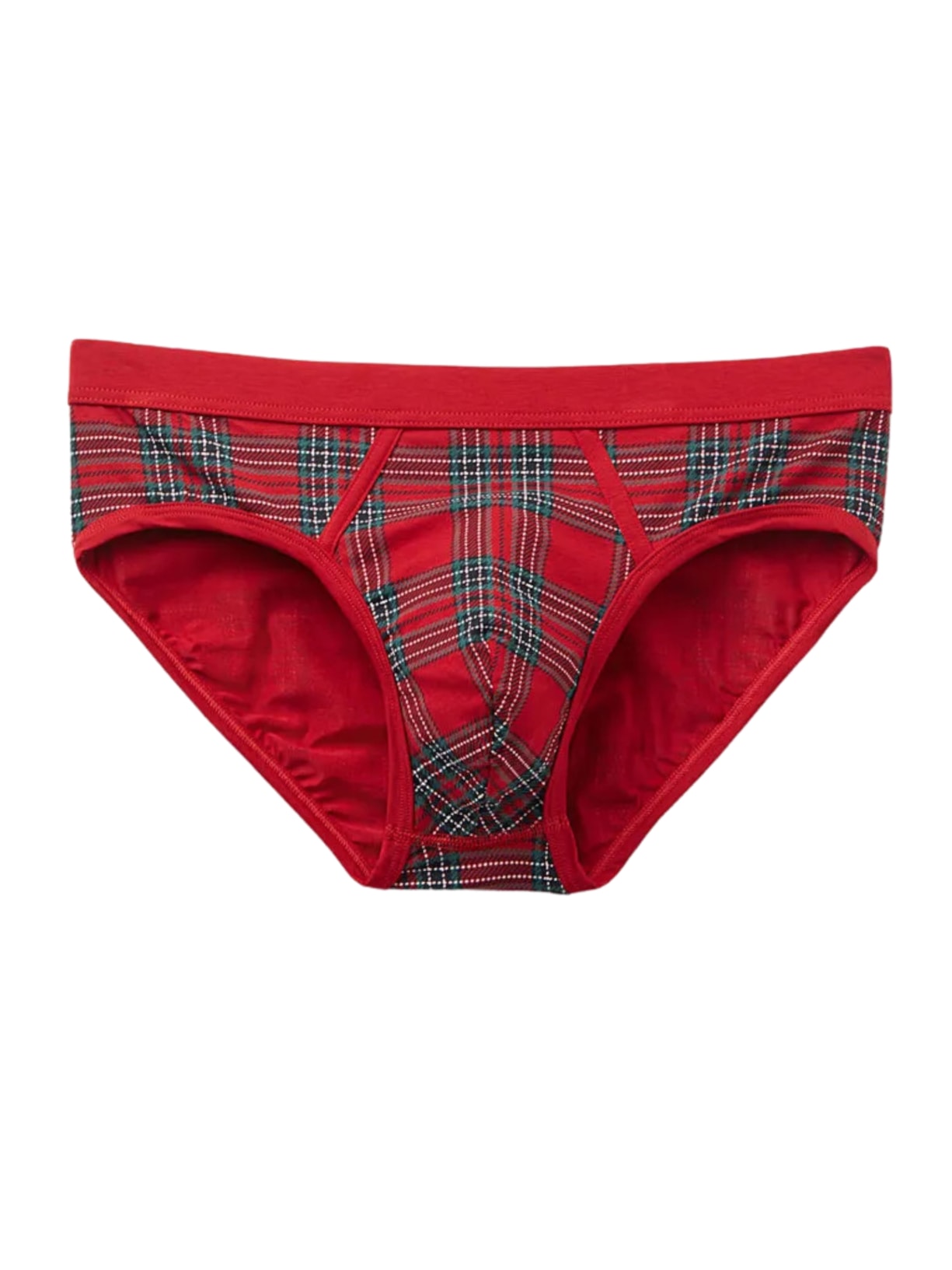 Cueca Slip Em Algodão Supima Xadrez Vermelho Intimissimi