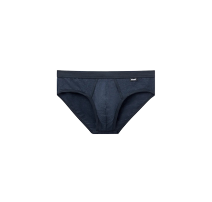 Cueca Slip Mil Listras Em Algodão Supima - Azul