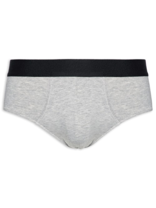 Cueca Slip Pima - Cinza