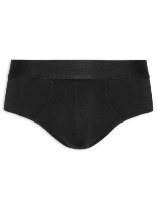 Cueca Slip Pima - Preto