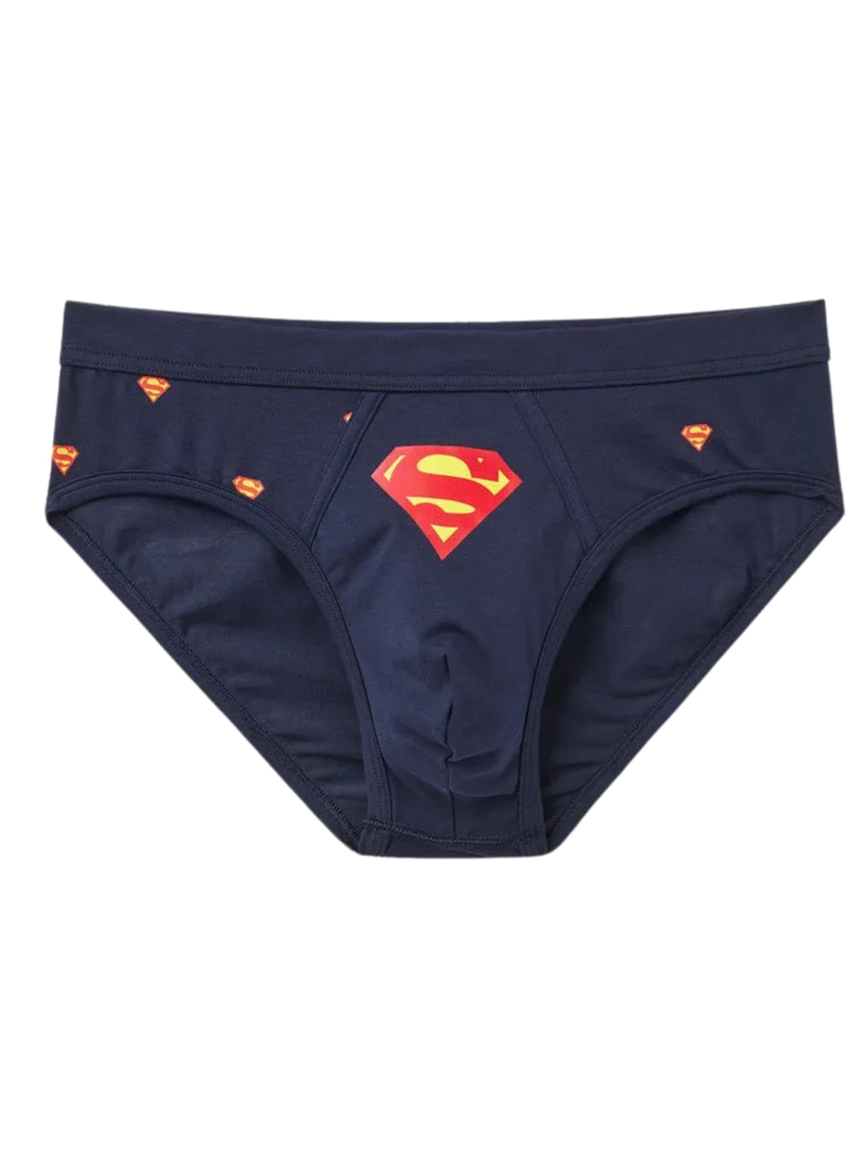Cueca Slip Superman Em Algodão Supima - Azul