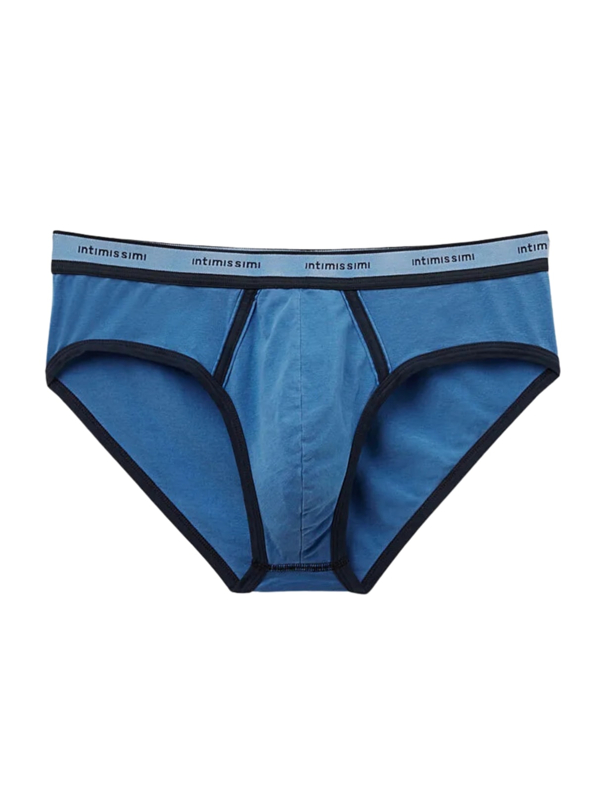 Cueca Slip Washed Collection Em Algodão - Azul