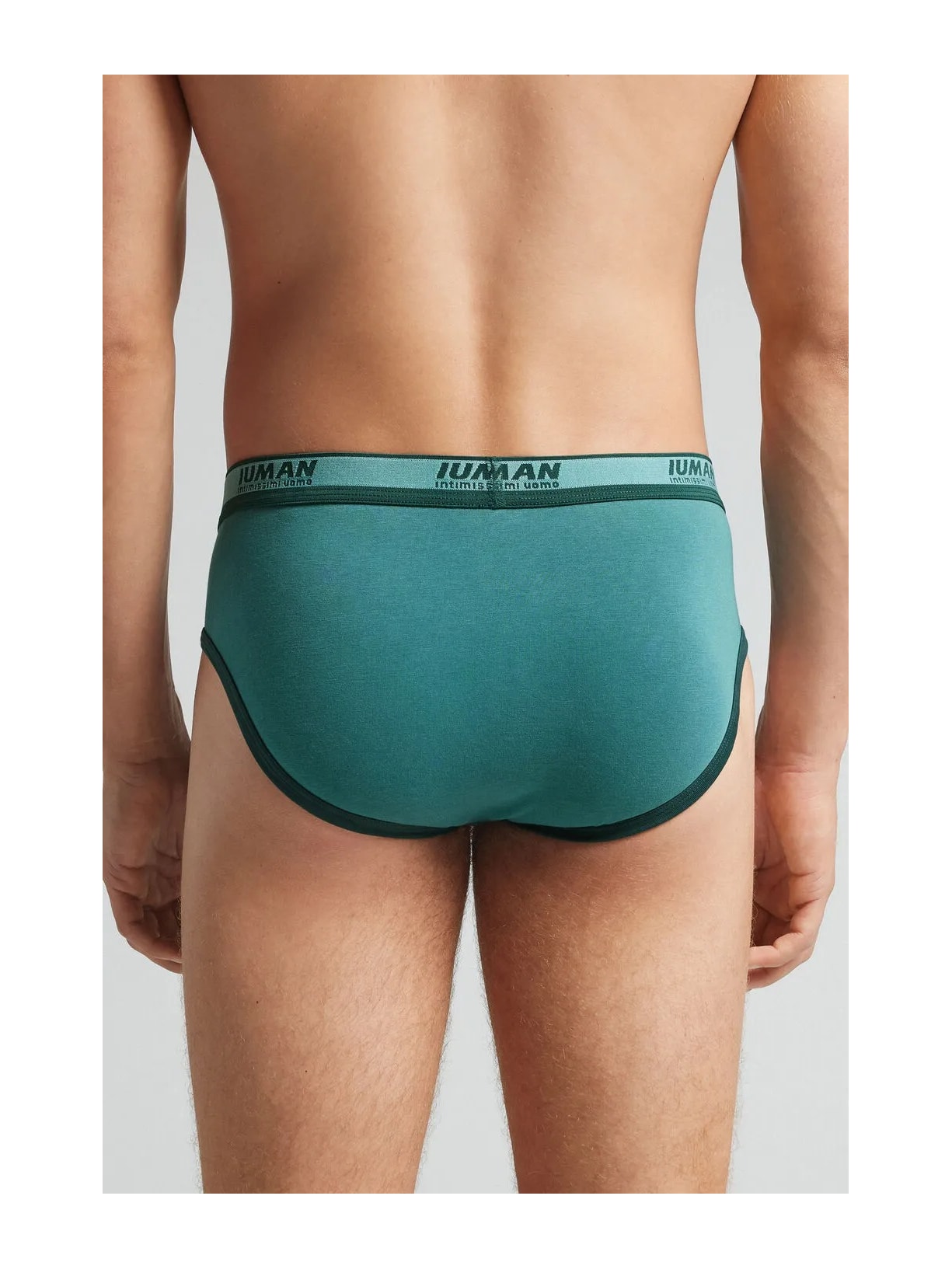Cueca Slip Washed Collection Em Algodão Supima Verde Intimissimi