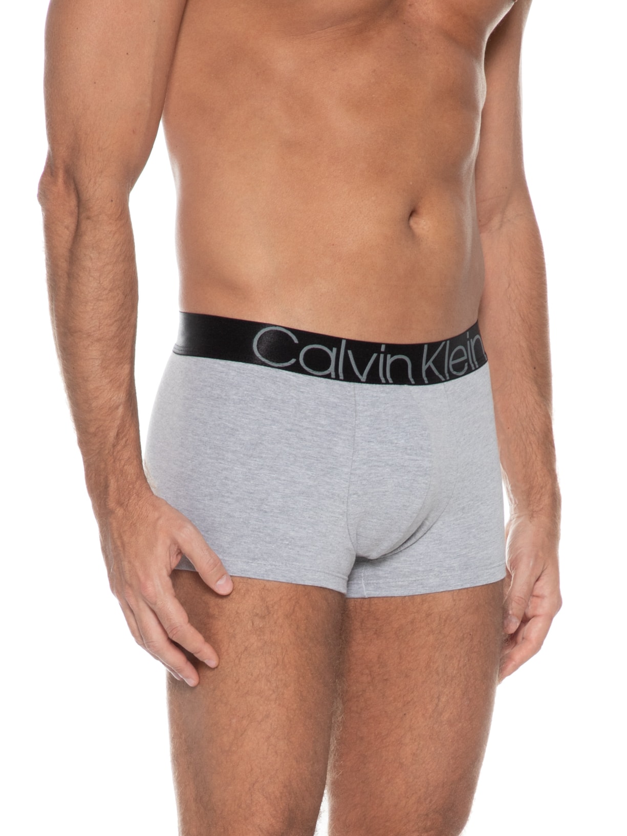 Cueca Trunk Cotton Icon Cinza Calvin Klein Underwear