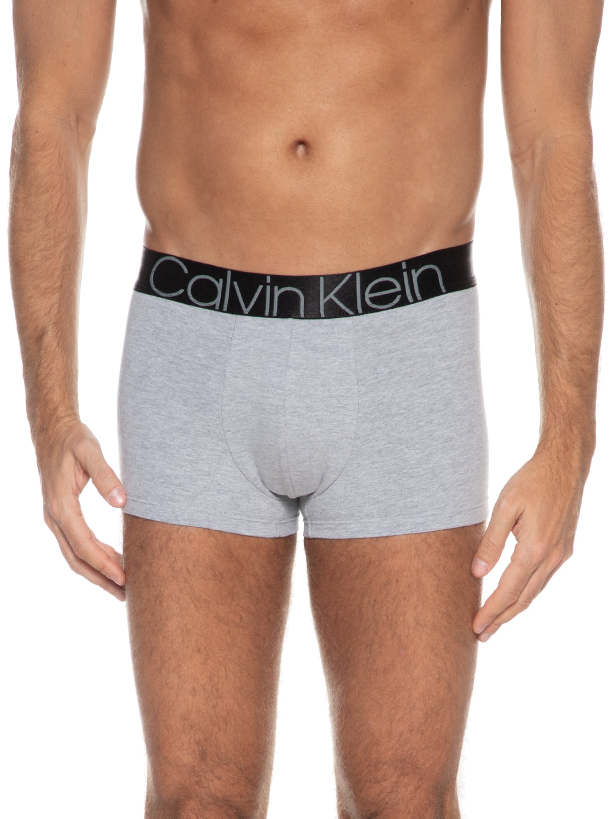 Cueca Trunk Cotton Icon Cinza Calvin Klein Underwear