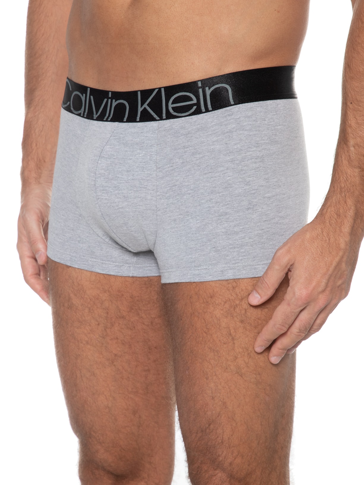 Cueca Trunk Cotton Icon Cinza Calvin Klein Underwear