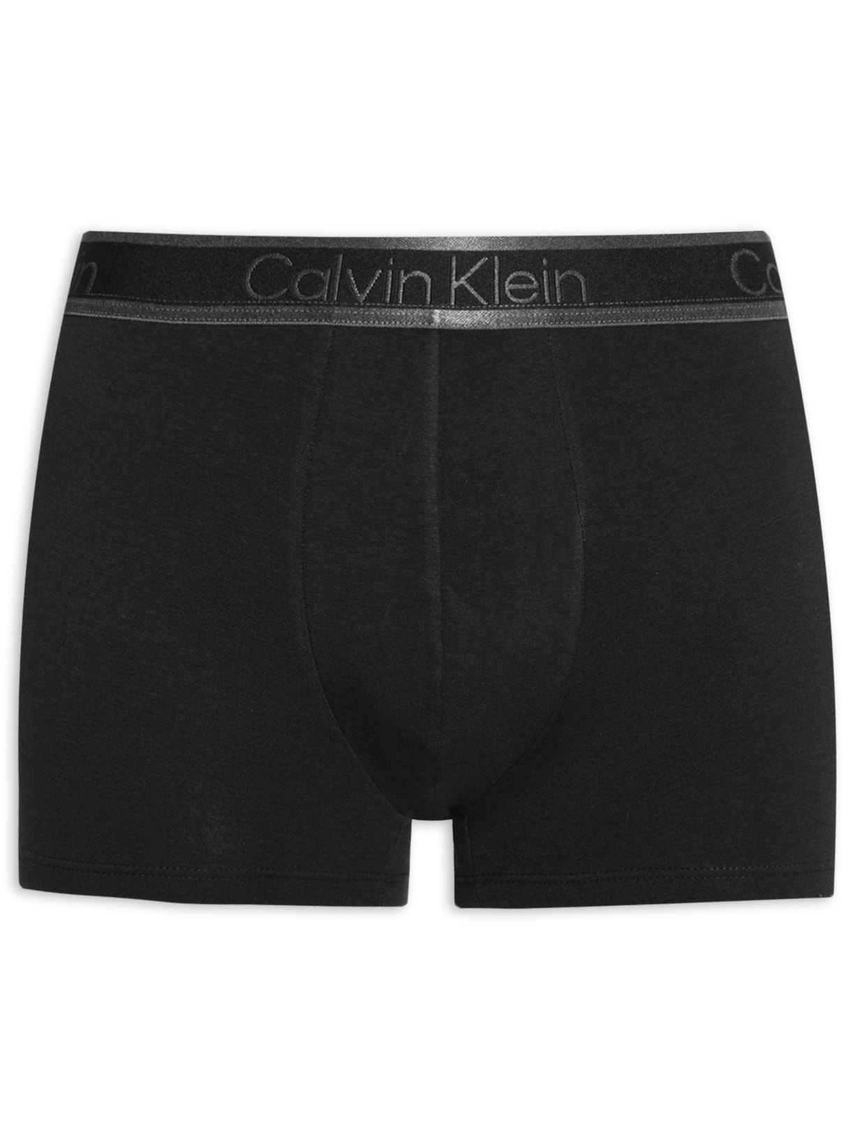 Cueca Trunk Cotton Tonal Logo - Preto