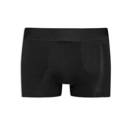 Cueca Trunk Elástico Pima - Preto