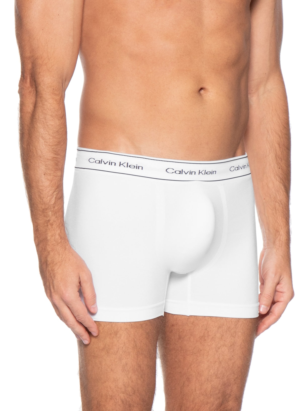 Cueca Trunk Heritage Seamless Branco Calvin Klein Underwear