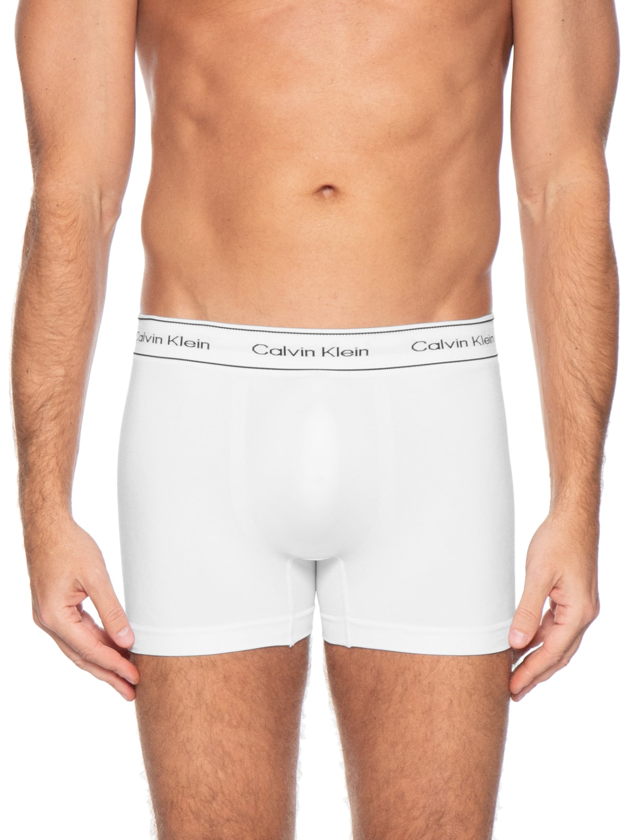 Cueca Trunk Heritage Seamless Branco Calvin Klein Underwear