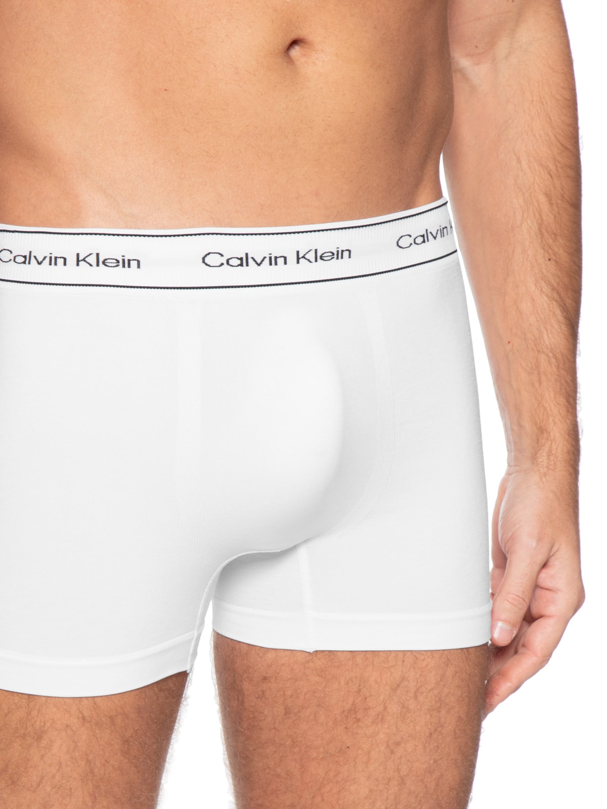 Cueca Trunk Heritage Seamless Branco Calvin Klein Underwear