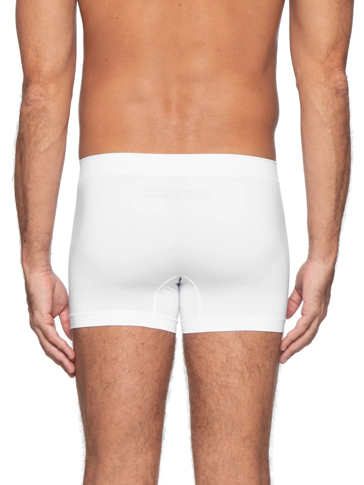 Cueca Trunk Intense Power Seamless Branco Calvin Klein Underwear
