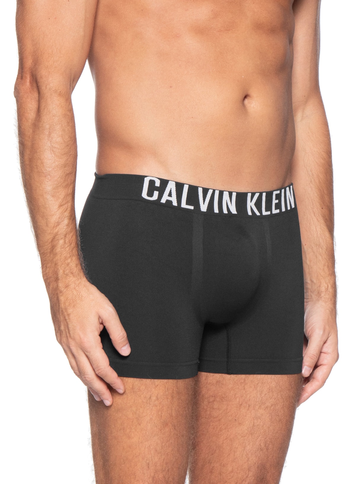 Cueca Trunk Intense Power Seamless Preto Calvin Klein Underwear