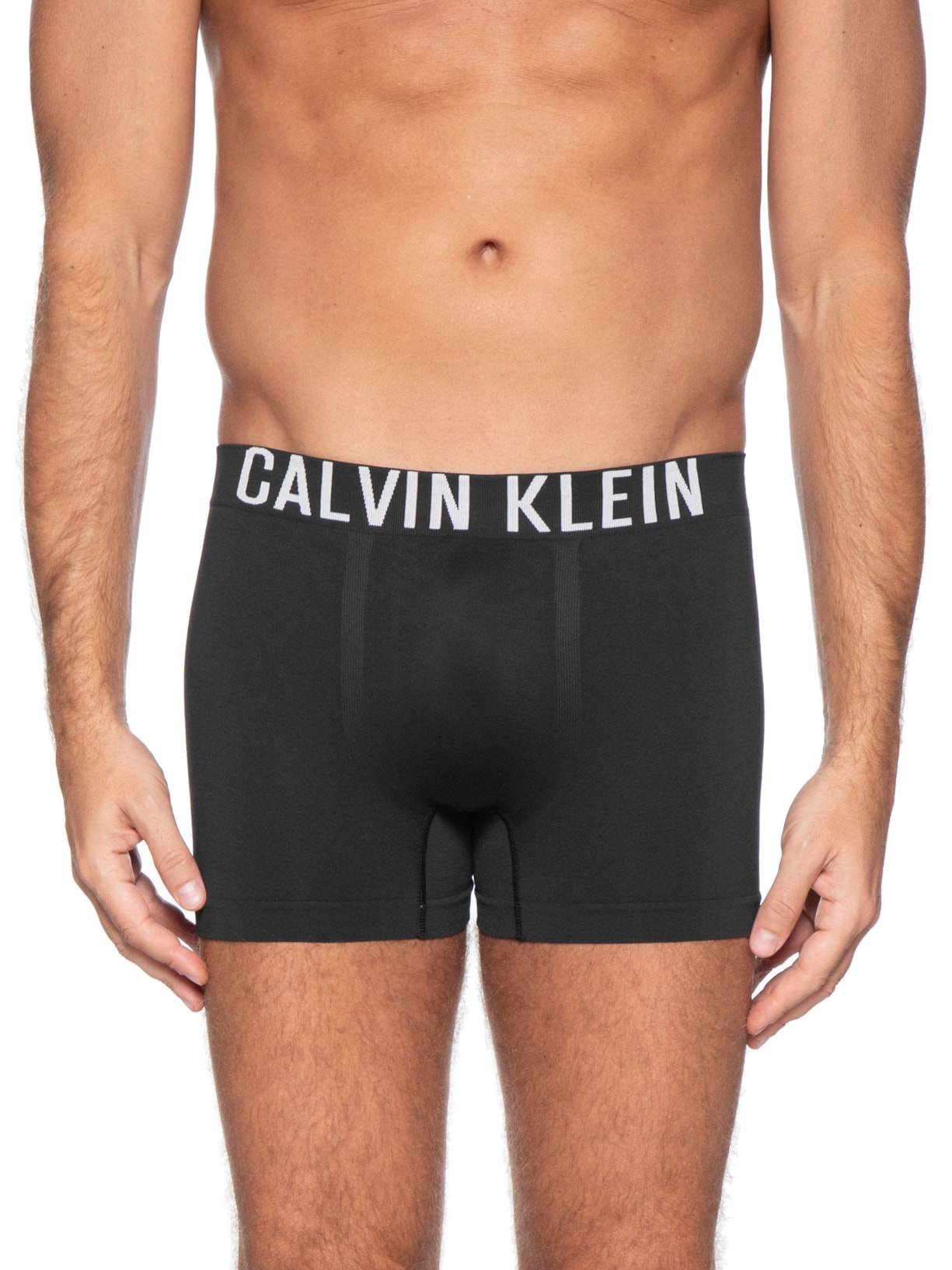 Cueca Trunk Intense Power Seamless Preto Calvin Klein Underwear