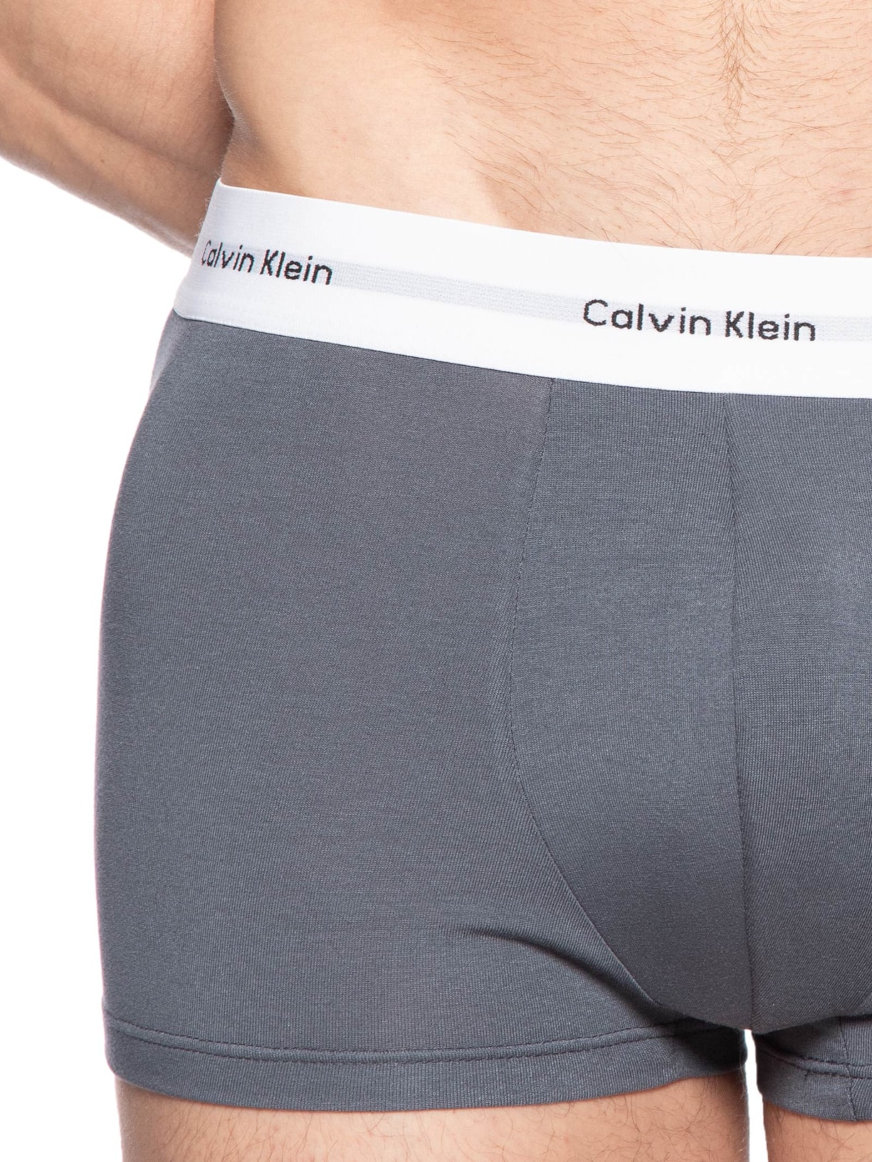 Cueca Trunk Modal Modern Logo Cinza Calvin Klein Underwear