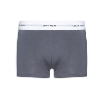 Cueca Trunk Modal Modern Logo - Cinza