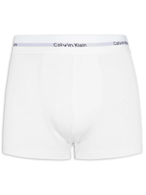 Cueca Trunk Modal Modern Logo Ck - Branco