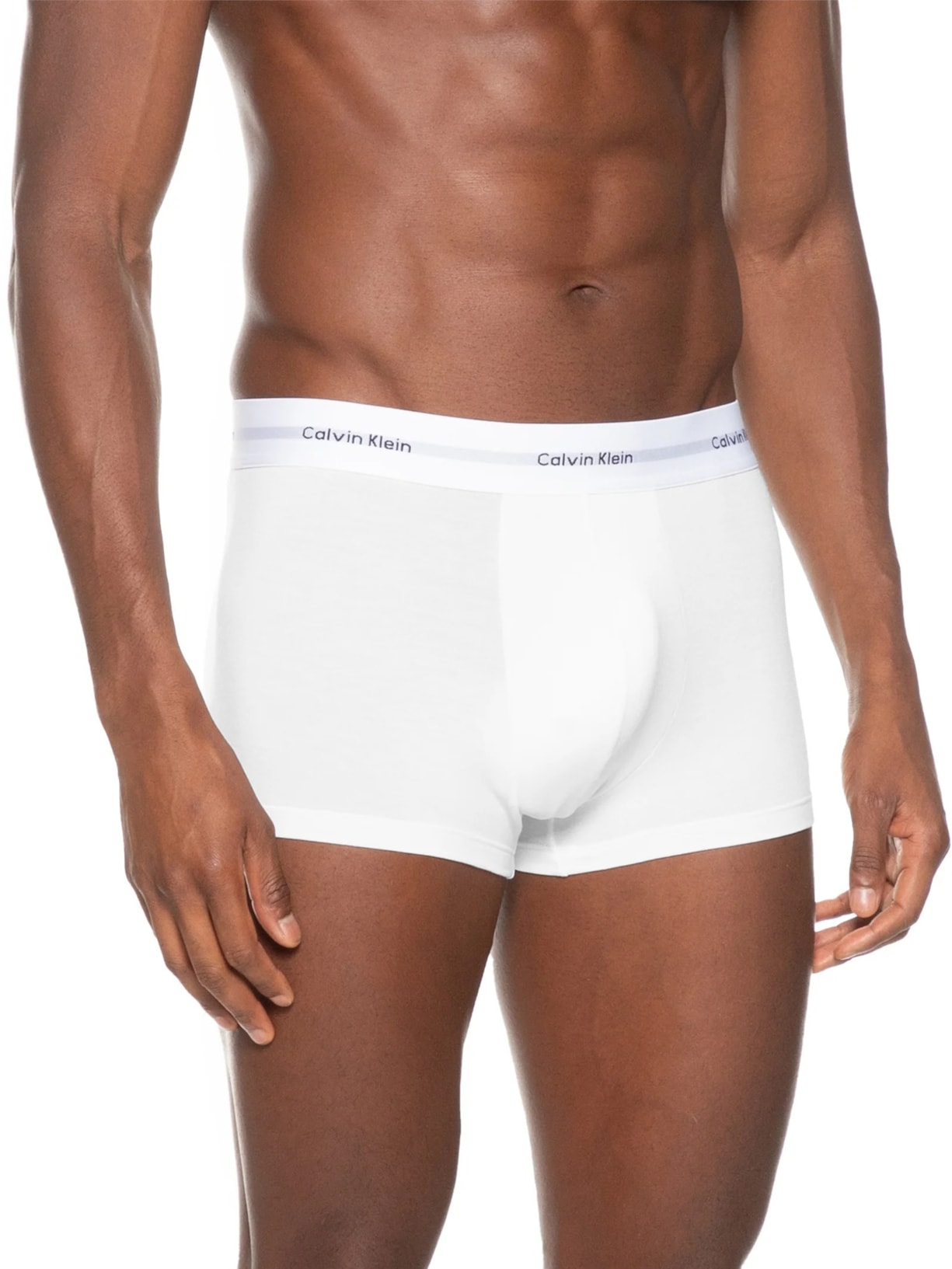 Cueca Trunk Modal Modern Logo Ck Branco Calvin Klein Underwear