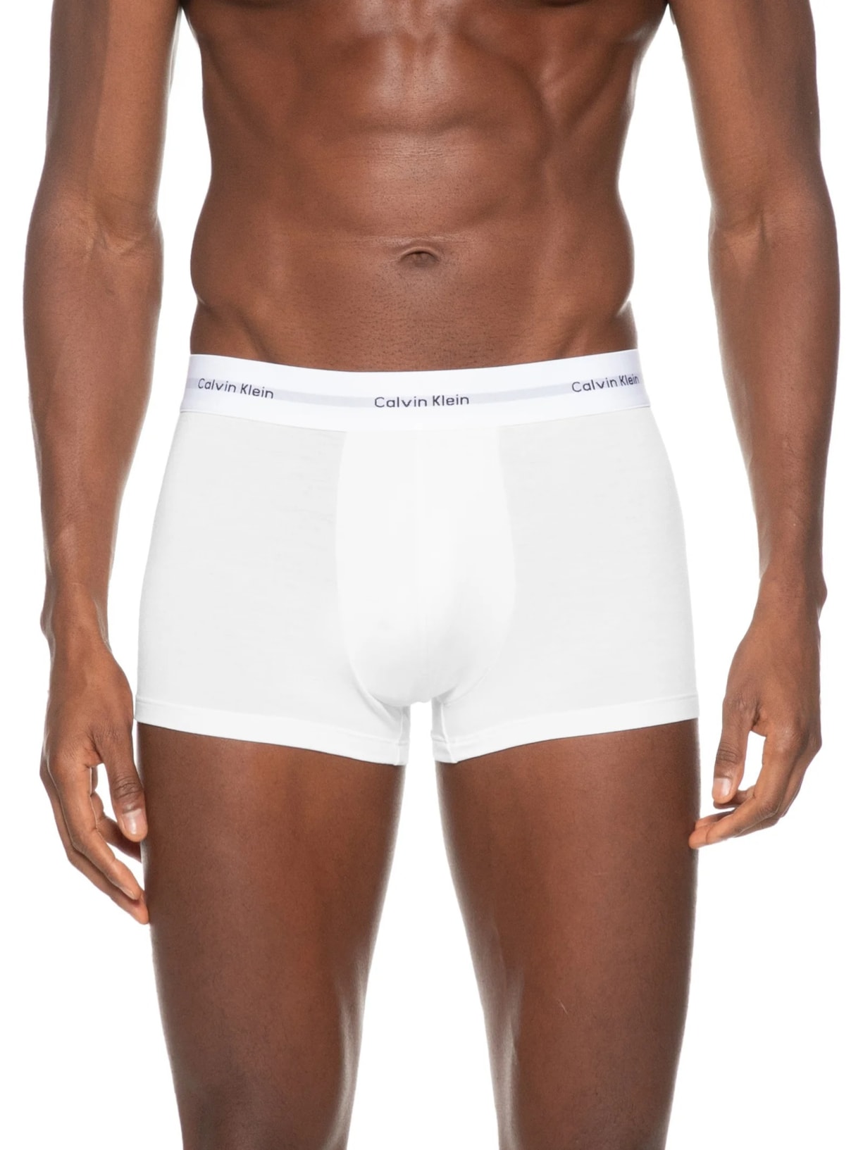 Cueca Trunk Modal Modern Logo Ck Branco Calvin Klein Underwear